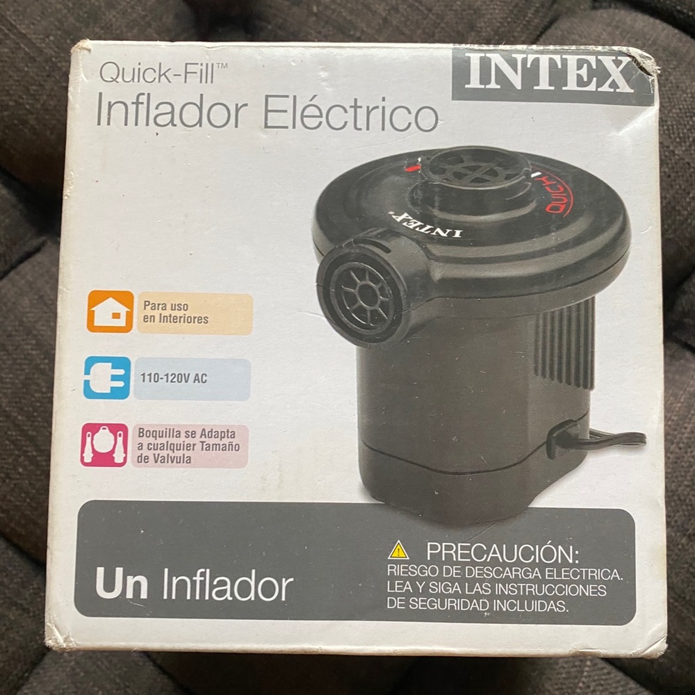 Intex quick fill electric pump
